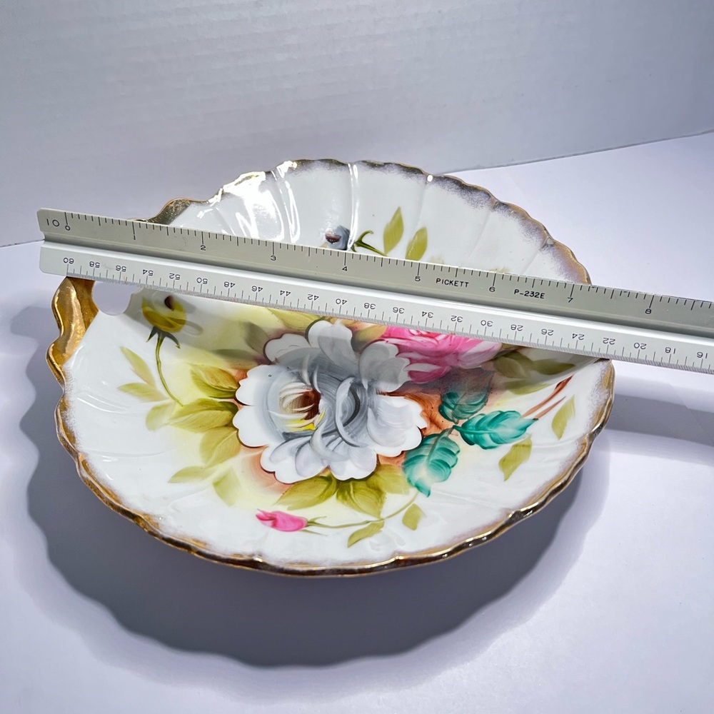 1950s Vintage "Kashmir Rose" 6200N Handpainted Dish porcelain